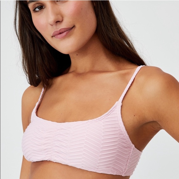 Cotton On Pastel Pink Textured Bikini - Picture 2 of 8